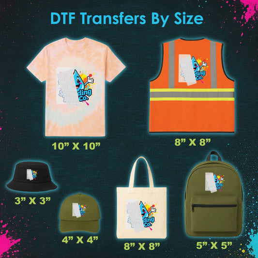 DTF Transfers by Size