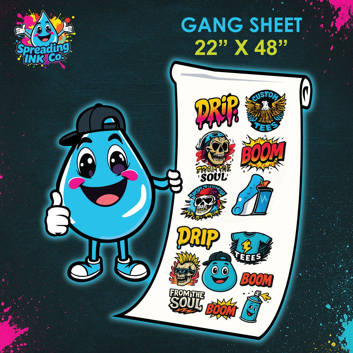 Upload Your Own DTF Premade Gang Sheet