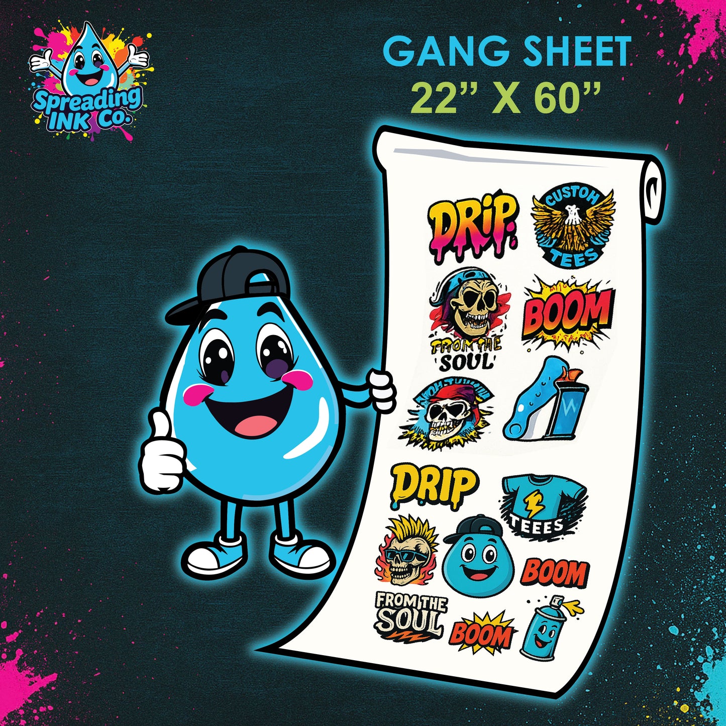 Upload Your Own DTF Premade Gang Sheet